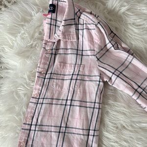 Girls Button down striped shirt